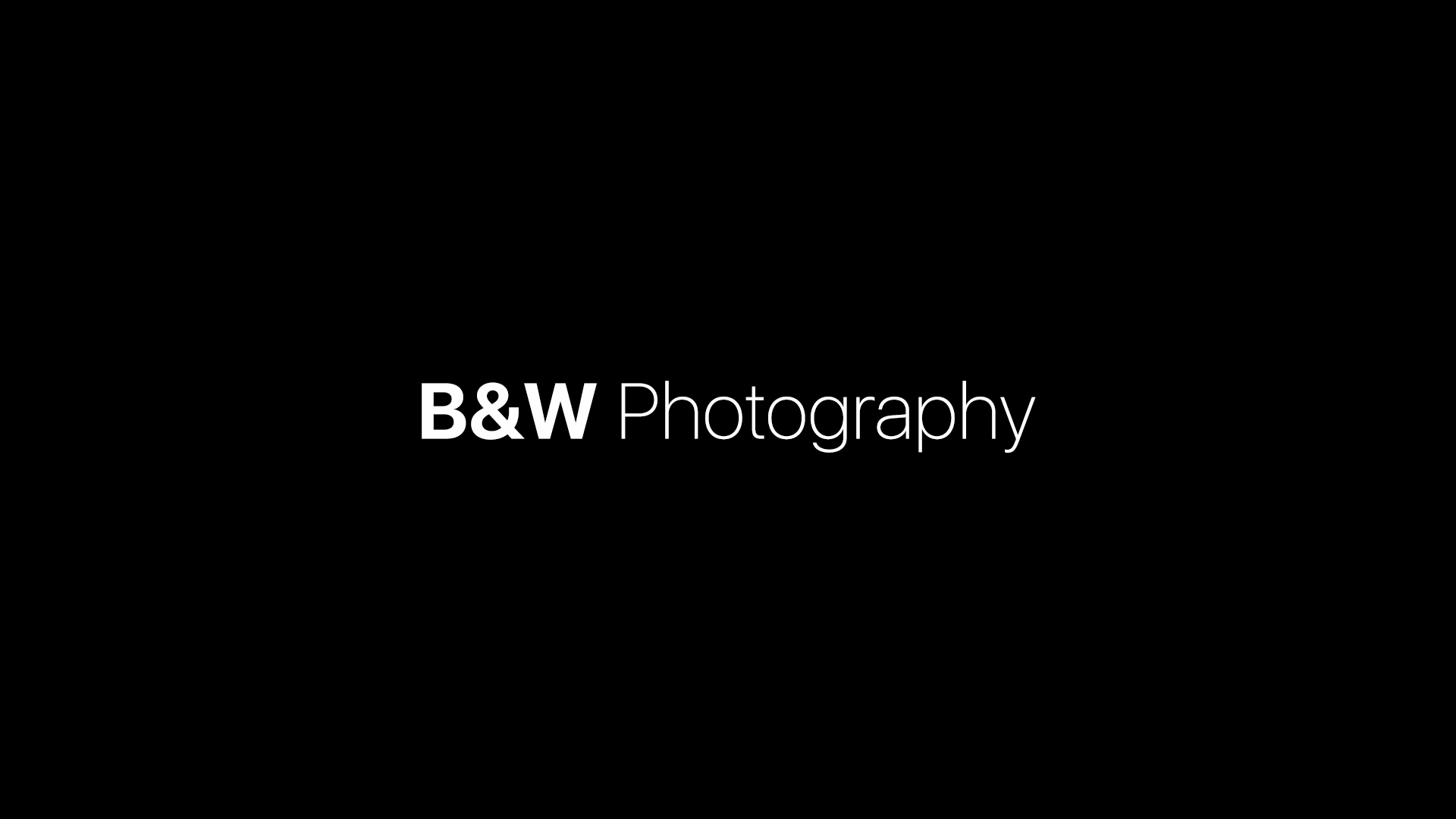 B&W Photography